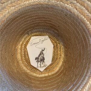 Teressa Foglia Tan Woven Hat